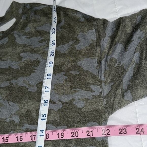 Mud Womens Camouflage Lace-Up Long Sleeve Top XL - Picture 5 of 6